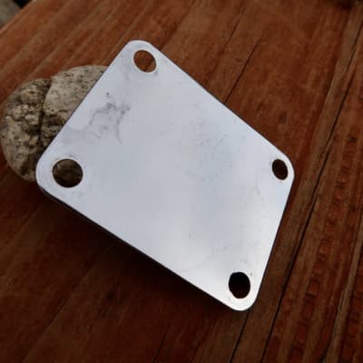 Fender Neck Plate With Screws 1966 Telecaster Stratocaster Mustang P Bass Jazz Bass Jazzmaster image 8