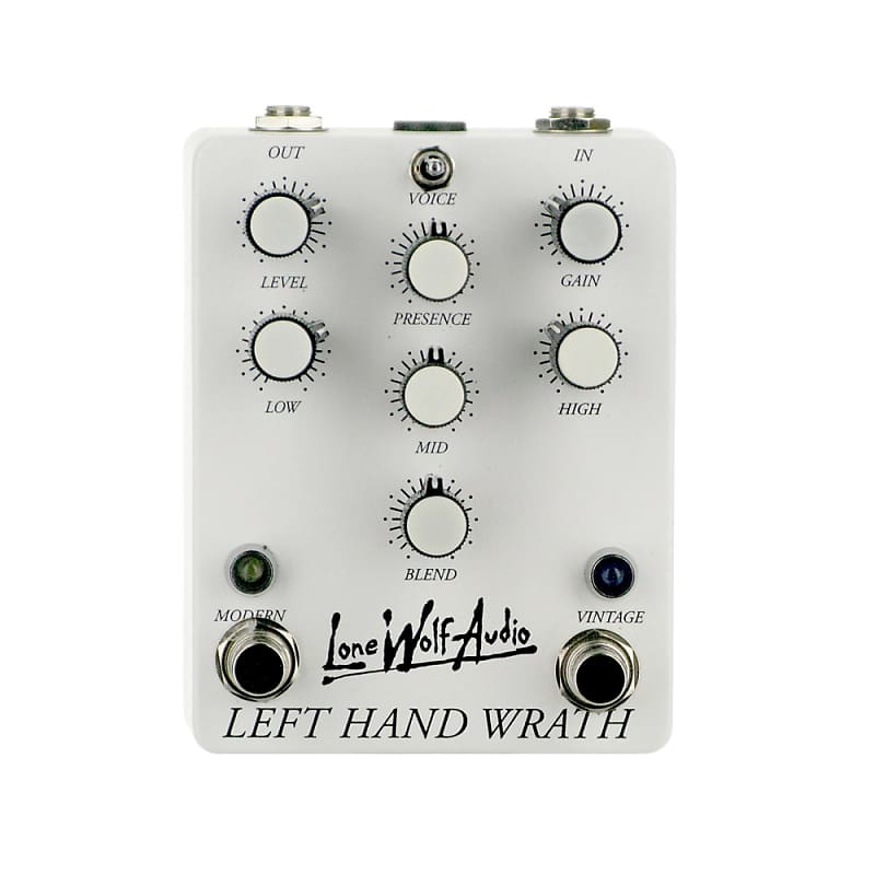 Lone Wolf Audio Left Hand Wrath Distortion V3, White (Gear Hero Exclusive) image 1
