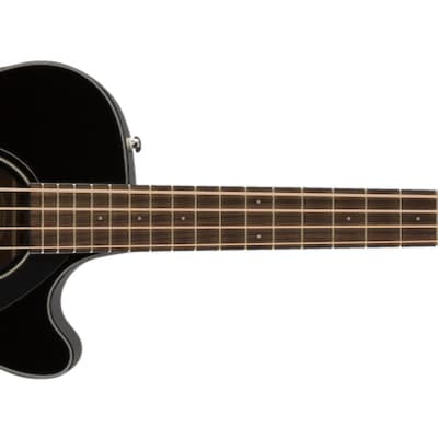 Fender CB-60SCE Black Solid Top Acoustic-Electric Bass image 3