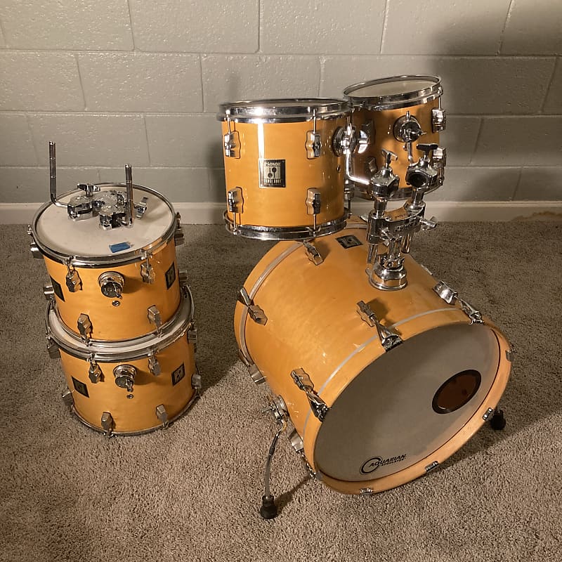 Sonor Force 3001 Natural Lacquer Shell Pack with Cases