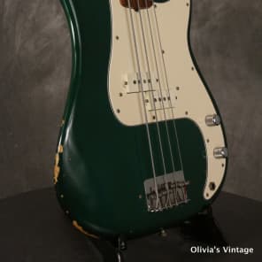 Fender Precision P-Bass Fullerton 1982 Candy Apple Green image 6