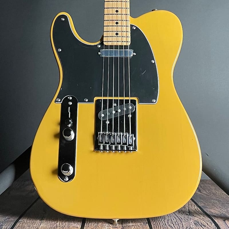 Fender Player Telecaster, Left-Handed,  Maple Fingerboard- Butterscotch Blonde (MX21274281) image 1
