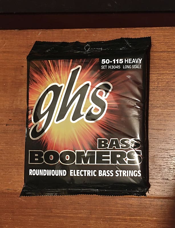 GHS Boomers 4-String Bass Strings M3045 Medium 45-105 - Vision Guitar