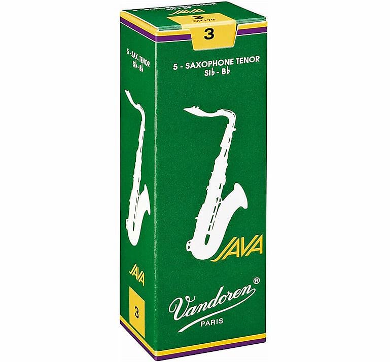 Vandoren SR273 Java Green Tenor Saxophone Reeds - Strength 3 (Box of 5) image 1