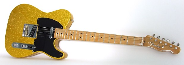 Gold shop sparkle telecaster