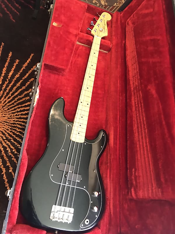 Fender Squier II Precision Bass 1989 Black Reverb