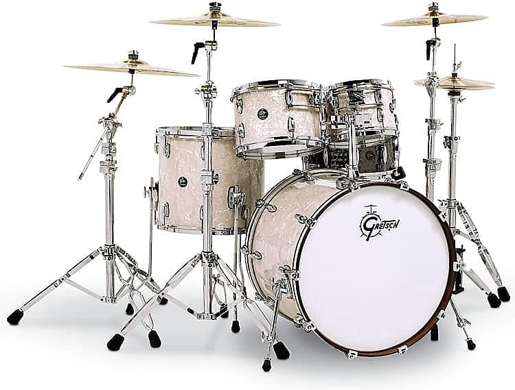 Gretsch Drums Renown RN2-E8246 4-piece Shell Pack - Vintage Pearl image 1