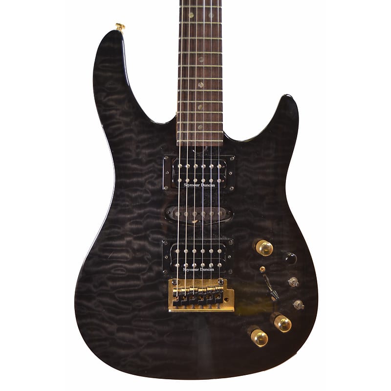 Brian Moore iGuitar 9.13 Midi/Electric Guitar Trans Black - Used ...