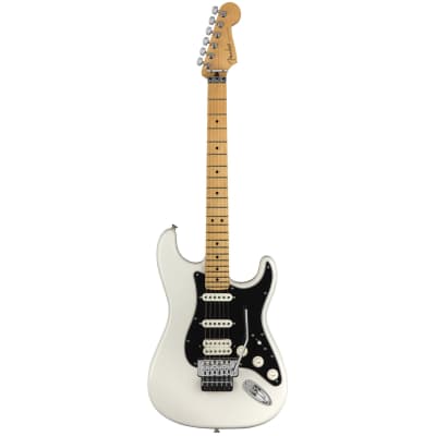 Fender Player Stratocaster with Floyd Rose, Maple Fingerboard, Polar White image 2