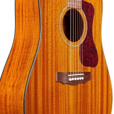 Guild D-120 - Dreadnought Steel String Acoustic Guitar - Solid Mahogany top, back, sides image 6