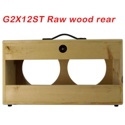 2x12 solid Pine, Raw wood Extension Guitar speaker Empty cabinet G2X12ST RW image 2