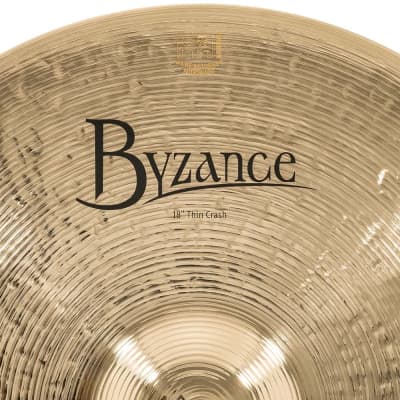 Meinl Byzance Brilliant Thin Crash Cymbal 18 image 4