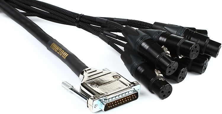 Mogami Gold DB25-XLRF 8-channel Analog Interface Cable - 10' image 1