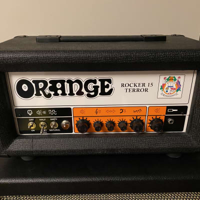 Orange Rocker 15 Terror + custom 21 2 cabinet v30 | Reverb