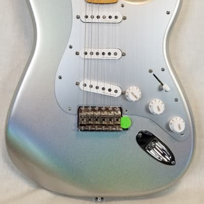 Fender H.E.R. Stratocaster Electric Guitar, Maple Fingerboard, Chrome Glow W/Bag image 1