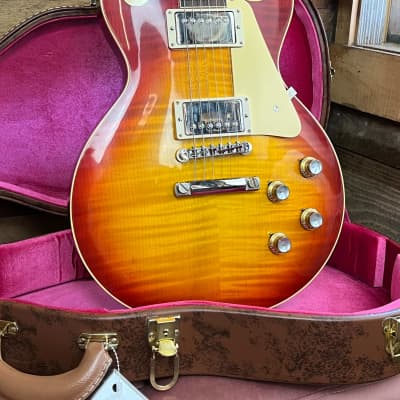 Gibson Custom 1960 R0 Les Paul Standard Reissue VOS Electric Guitar - Washed Cherry Sunburst image 3