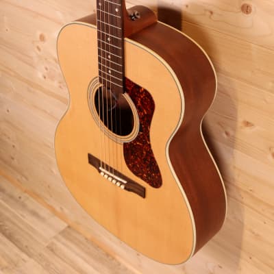 Guild OM-240E Solid Sitka Spruce Top / Layered Mahogany OM Acoustic-Electric Guitar image 4