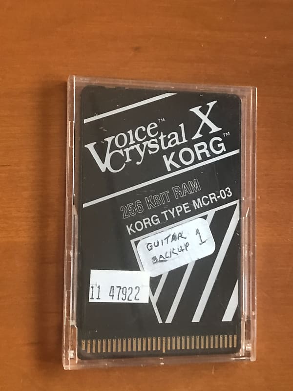 その他 KORG MCR-03 KORG MCR-03 256 Kbits RAM Memory Card In Excellent working