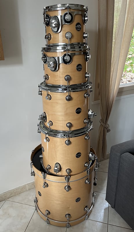 DW Performance Natural Lacker 5 Fûts 10"12"14"16" image 1