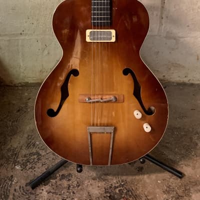 Kay Dynamic 1950s Spruce Archtop Professional Rebuild Handwound Silverfoil Beautiful And Easy Player image 2