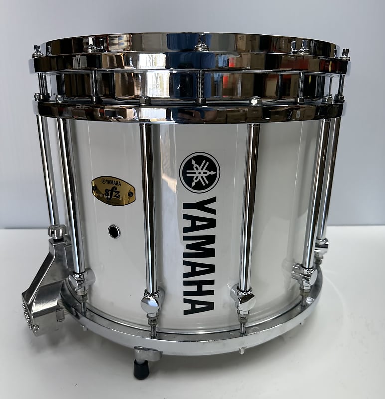 Yamaha Marching Snare Drum MS-9314CHW - White image 1