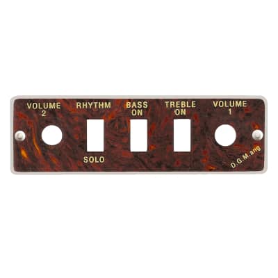 Hofner HA2B-T Tortoise Shell  Control Panel for German H500/1 and Contemporary (CT) Series  Basses