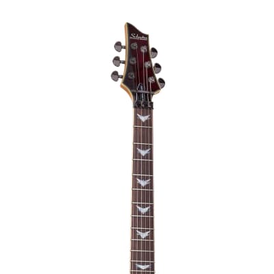 Schecter Omen Extreme-FR Left Handed Electric Guitar - Black Cherry - B-Stock image 5