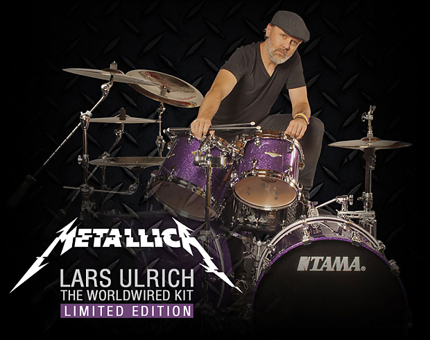 Tama MA62BDZS DPP Lars Ulrich Worldwired Double Bass Kit Deeper Purple