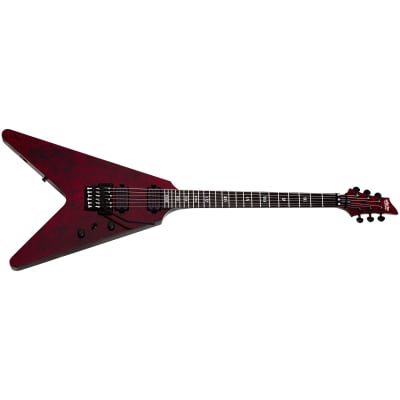 Schecter V-1 FR Apocalypse Red Reign Electric Guitar V1 V 1 image 1