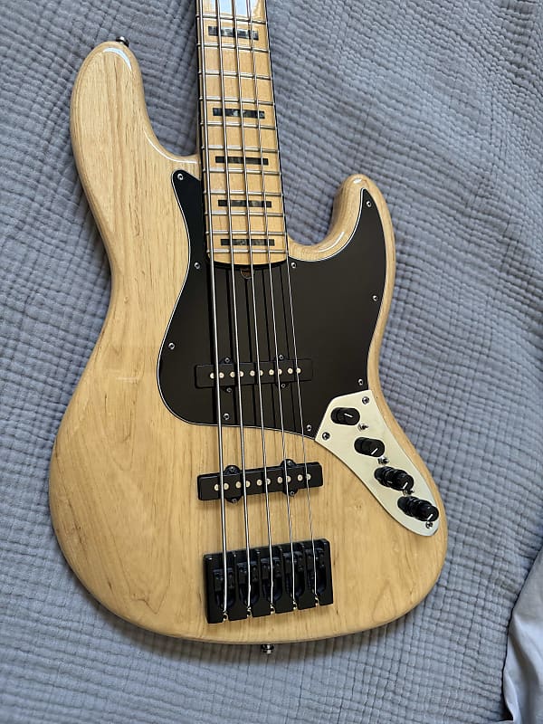 Fender American Deluxe Jazz Bass V Ash | Reverb