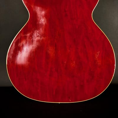 1967 Epiphone Broadway E252 in cherry red with nohc image 4