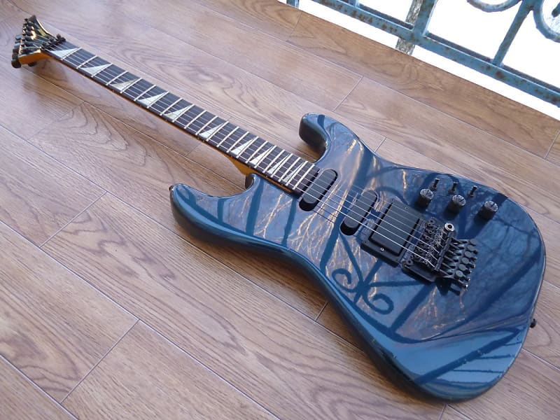 【希少】FERNANDES STJ-80 Limited Edition Fernandes Limited Edition STJ-2 Stratbody MIJ 1980s Metallic