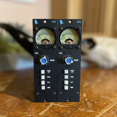 2 x API 312 500 Series Mic Preamp Module 2020 - Present - Black image 1
