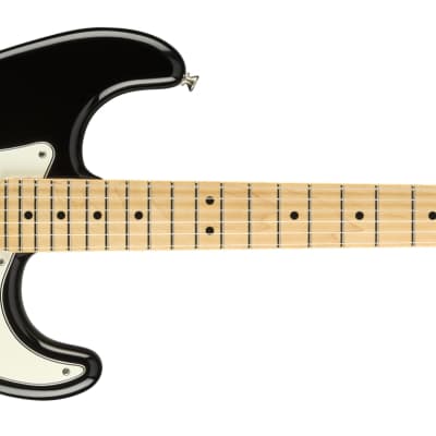 Fender Player Stratocaster Electric Guitar, HSS, Maple Fingerboard, Black - MIM