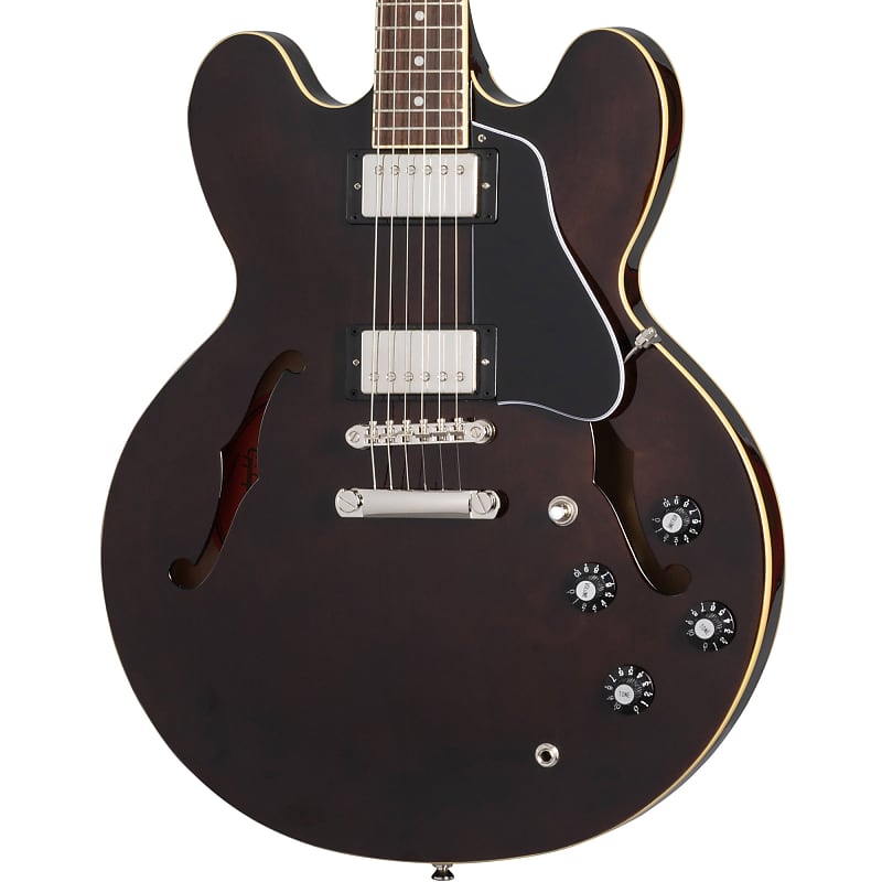 Epiphone Jim James Signature ES-335 Semi-Hollow Body Guitar - Seventies Walnut image 1