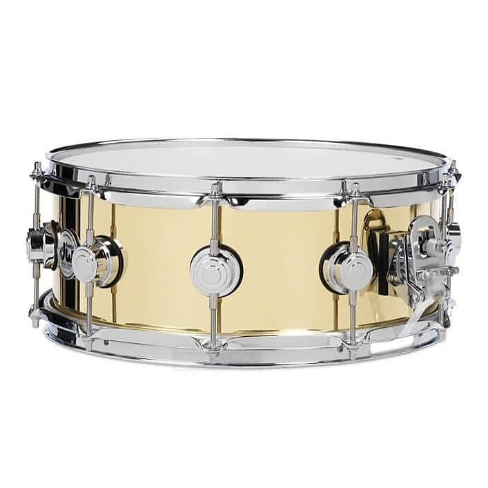 DW Collectors Bell Brass Snare Drum 14x5.5 w/Chrome Hardware image 1