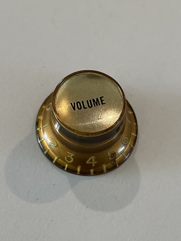 Gibson Reflector top hat bell knob 1961 Gold Reverb