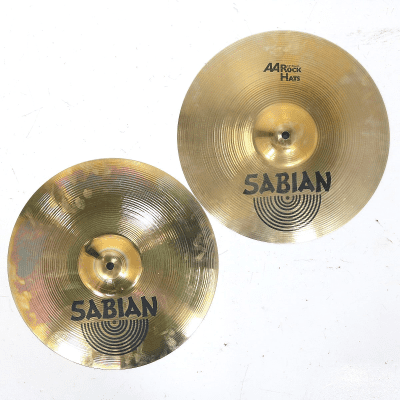 Sabian 14" AA Rock Hi-Hat Cymbals (Pair) 1985 - 2001