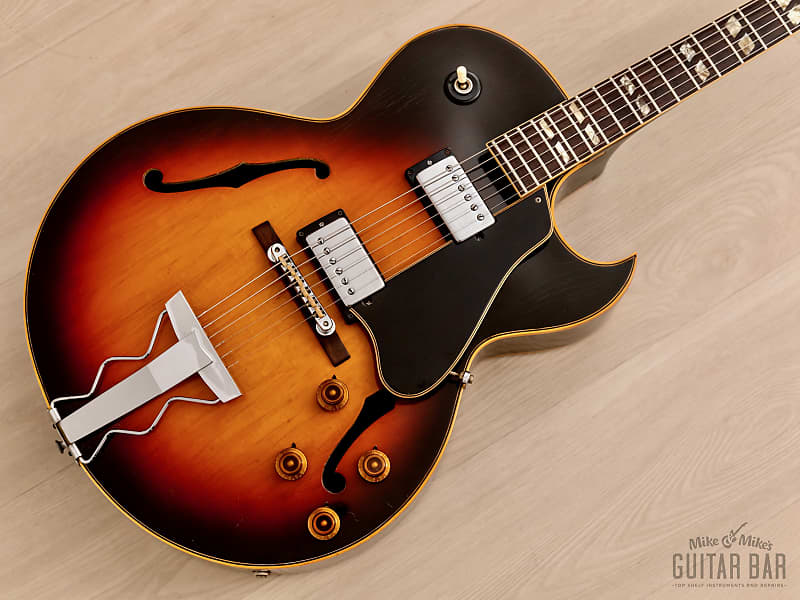 1968 Gibson ES-175 D Vintage Archtop Electric Guitar Sunburst w/ Pat # Pickups, Case image 1