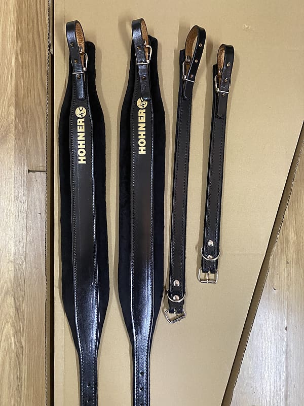 Hohner ACC4 Leather Accordion Strap Reverb