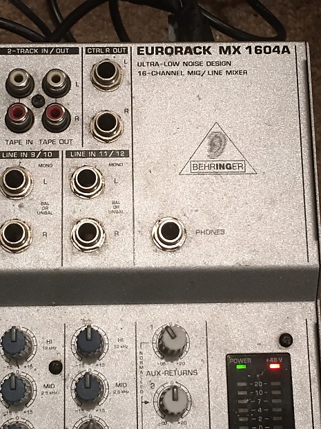 Behringer Eurorack MX 1604A Silver | Reverb Behringer Eurorack MX 1604A Silver | Reverb