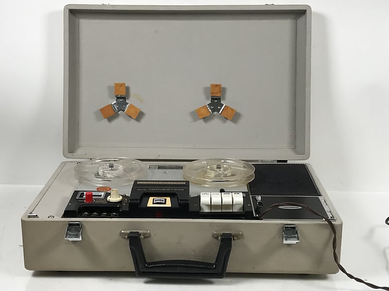 Continental TP-878-A Reel to Reel Tape Recorder Suitcase  			
