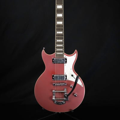 Aria 212 MK2 Bowery Chambered Electric Guitar (Cadillac Pink) for sale