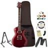 Paul Reed Smith SE 245 PRS Electric Guitar Metallic Red w Gig Bag ChromaCast Stand Tuner Picks Cable