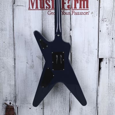 Dean ML 79 Electric Guitar Floyd Rose DMT Design HH Blue Burst Finish image 6