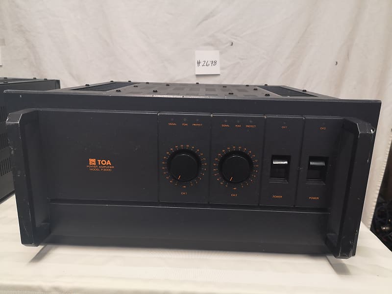 TOA P300D Professional Stereo Power Amplifier #2678 Good Used | Reverb