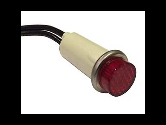 Vox Red "Power On" Pilot Lamp Assembly for Many US (Thomas) Vox Amps - Exact Replacement Part imagen 1
