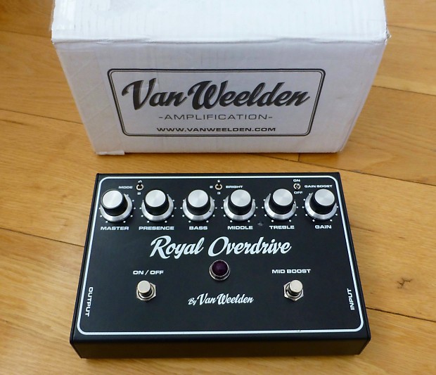 Van Weelden Royal Overdrive Reverb UK
