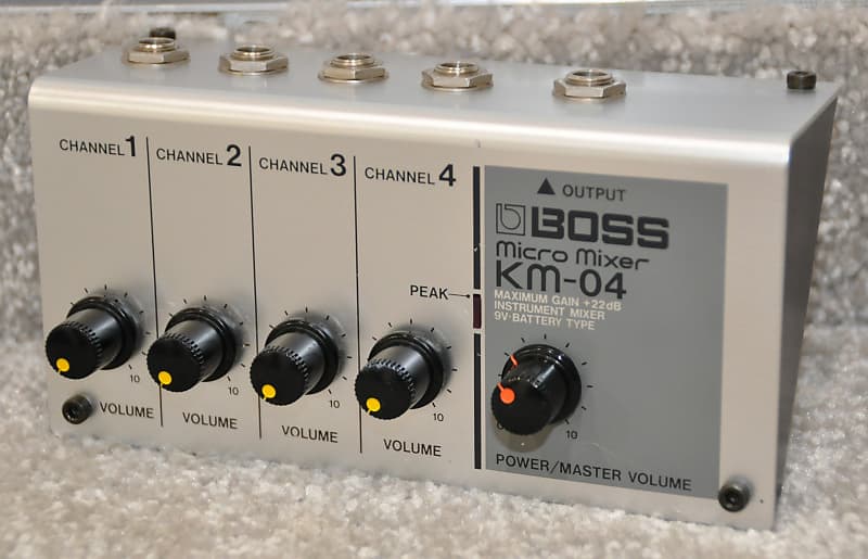 Boss KM-04 Analogic Micro Mixer from 80's Portable 4-Channel (1/4) KM04 /  KM 04 - Made in Japan #2