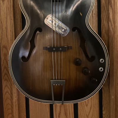 Harmony Tenor Guitar Bass Conversion 1960’s Sunburst image 2